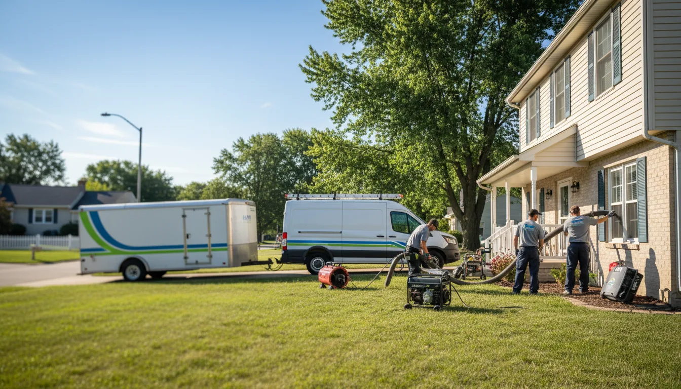 Flooded Basement Restoration And Cleanup With Repair in Hoyt, KS near me